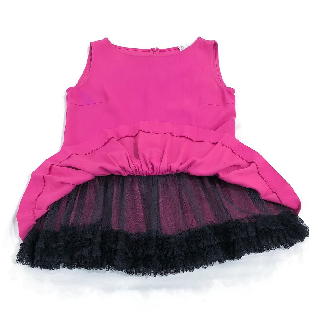 Red Valentino Pink Peplum Crinoline Blouse - Picture 13 of 14